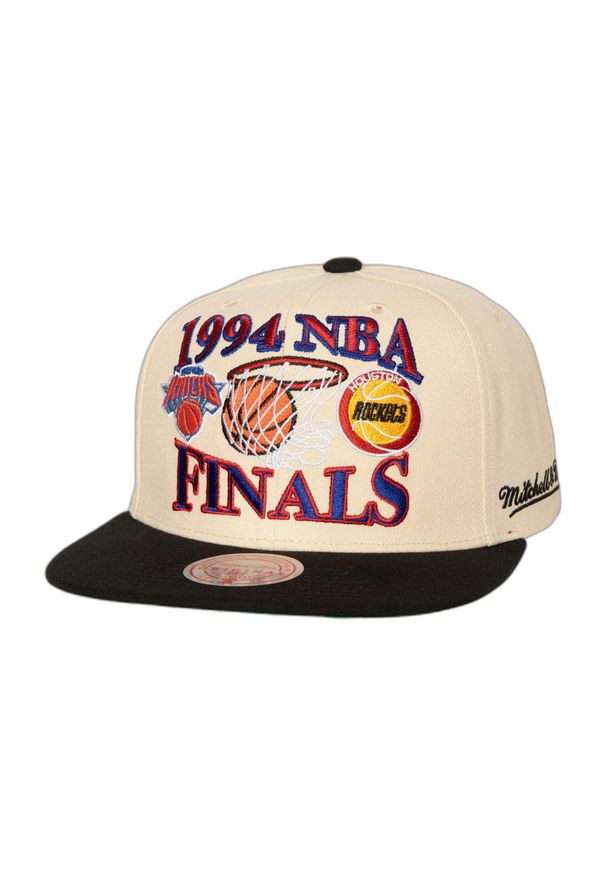 Czapka typu snapback Mitchell & Ness Finals Remix Houston Rockets VS New York Kn. Kolor: biały