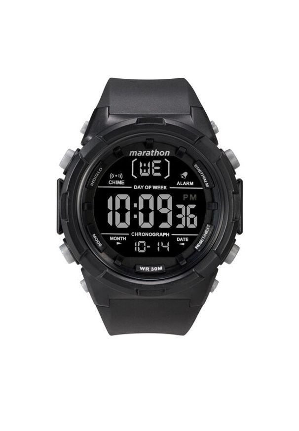 Timex Zegarek Marathon TW5M22300 Czarny. Kolor: czarny