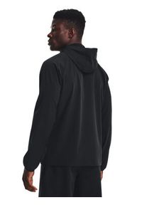 Under Armour Bluza UA Stretch Woven Windbreaker 1377171 Czarny Regular Fit. Kolor: czarny