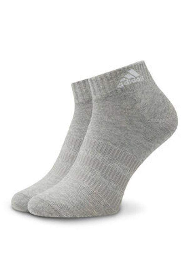 Adidas - adidas Zestaw 3 par wysokich skarpet unisex IC1283 Kolorowy. Kolor: szary. Materiał: bawełna. Wzór: kolorowy