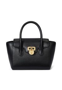 Lauren Ralph Lauren - LAUREN RALPH LAUREN Torebka 431969349002 Czarny. Kolor: czarny. Materiał: skórzane #6