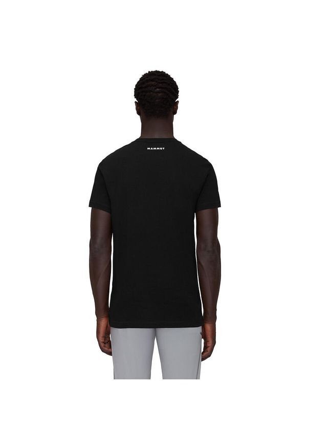 Koszulka bawełniana męska Mammut Massone T-Shirt Hold. Kolor: wielokolorowy, czarny, szary. Materiał: bawełna
