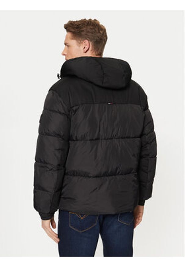 TOMMY HILFIGER - Tommy Hilfiger Kurtka zimowa New York MW0MW32771 Czarny Regular Fit. Kolor: czarny. Materiał: syntetyk. Sezon: zima