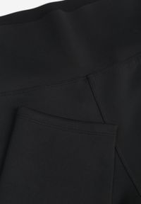 Born2be - Czarne Klasyczne Legginsy z Wysokim Stanem Norisi. Okazja: na co dzień. Stan: podwyższony. Kolor: czarny. Długość: długie. Wzór: nadruk. Styl: klasyczny #8