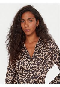 Guess Sukienka koktajlowa W5YK00 WF1T2 Kolorowy Regular Fit. Materiał: syntetyk. Wzór: kolorowy. Styl: wizytowy