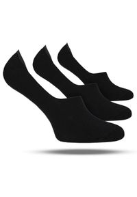 Zestaw Trzech Par Bawełnianych Stopek - Chattier - Czarne. Kolor: czarny. Materiał: poliamid, bawełna, elastan #1