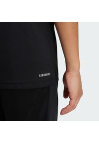Adidas - Koszulka Train Essentials Logo Regular Fit Kids. Kolor: czarny, wielokolorowy, biały. Materiał: materiał. Sport: joga i pilates #2