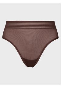 Triumph Stringi Tempting Sheer Highwaist String 10215943 Brązowy. Kolor: brązowy. Materiał: syntetyk #3