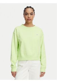 Tommy Jeans Bluza Athleisure Metallic DW0DW22996 Zielony jasny Relaxed Fit. Kolor: zielony. Materiał: bawełna #1