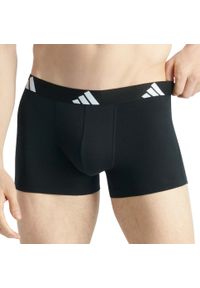 Adidas - Bokserki Active Flex Cotton 10 pak. Kolor: szary. Materiał: bawełna, elastan
