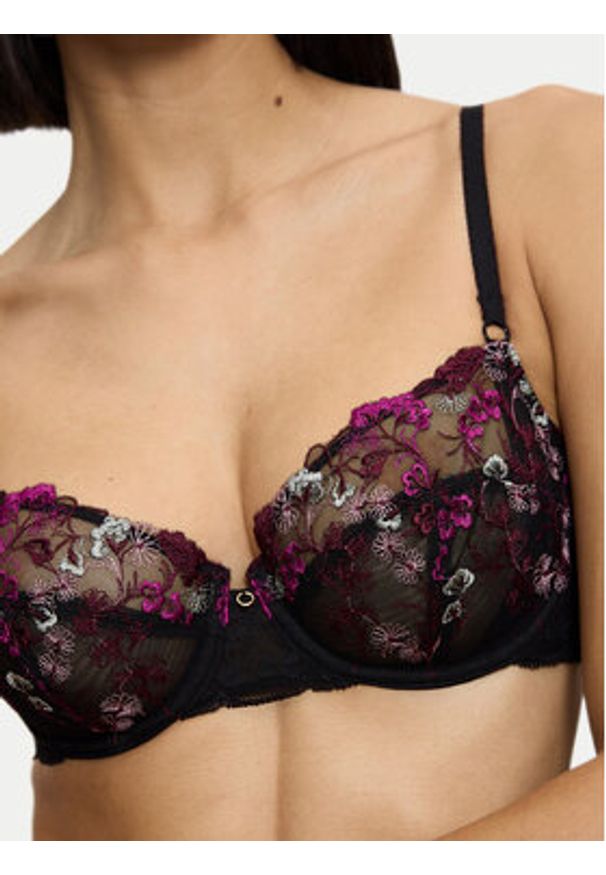 Triumph Biustonosz balkonetka Sensual Spotlight 10219847 Czarny. Kolor: czarny. Materiał: syntetyk