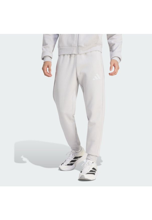 Adidas - Spodnie dresowe Entrada 26. Kolor: szary, biały, wielokolorowy. Materiał: dresówka. Sport: piłka nożna