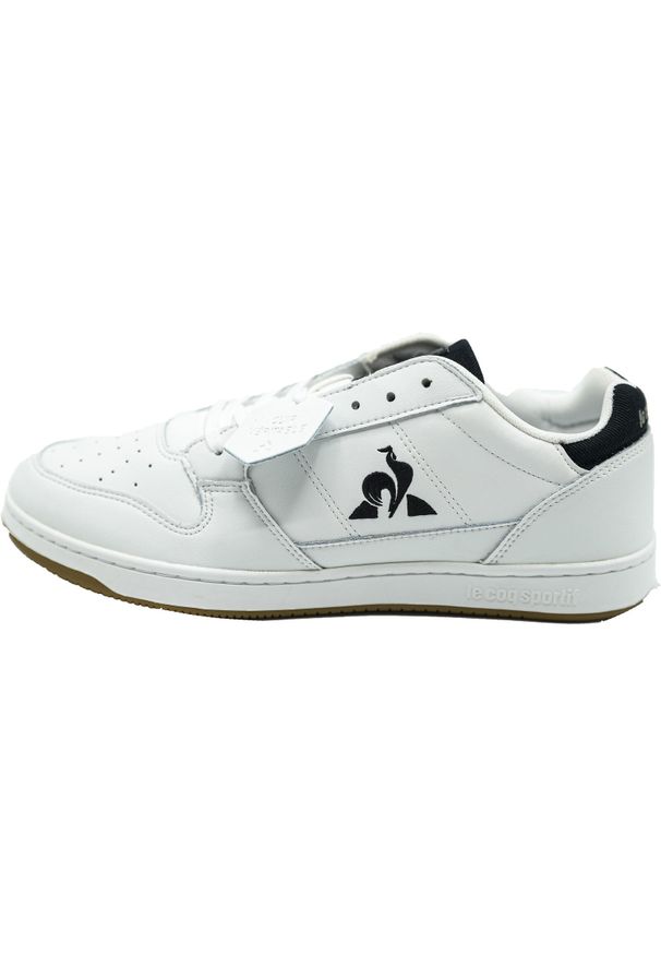 Buty Le Coq Sportif Breakpoint Twill Trainers, Mężczyźni. Kolor: biały. Materiał: materiał, skóra