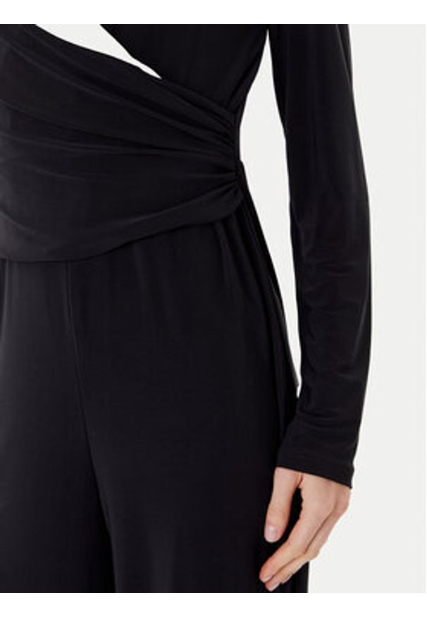 Joseph Ribkoff Kombinezon 253705 Czarny Wide Leg. Kolor: czarny. Materiał: syntetyk