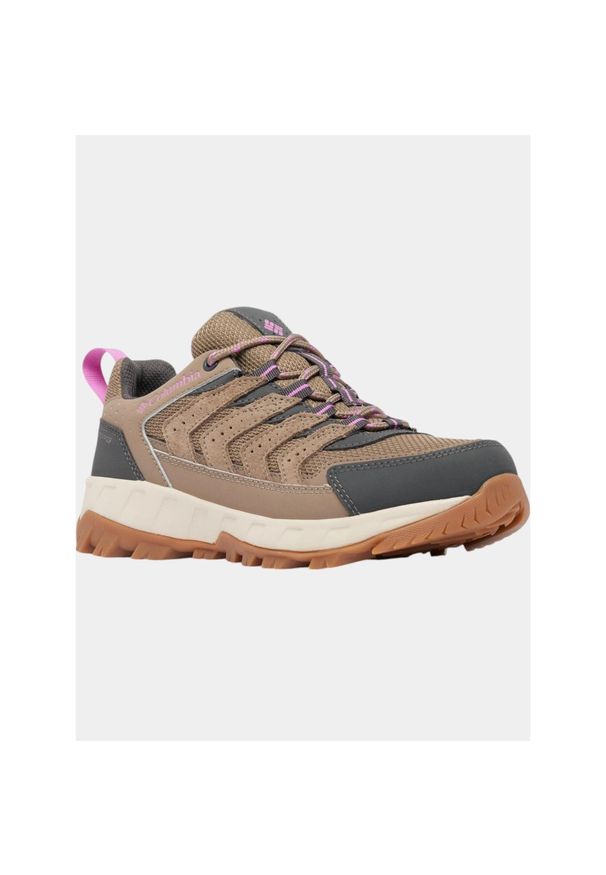columbia - Buty turystyczne damskie Columbia Strata Trail Low Wp. Kolor: brązowy. Styl: sportowy