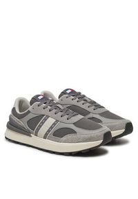 Tommy Jeans Sneakersy Technical Runner Ess EM0EM01537 Szary. Kolor: szary. Materiał: materiał #4