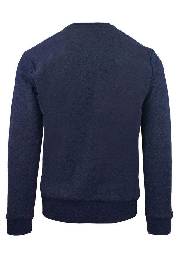 Wygodna Bawełniana Bluza - Pako Jeans - Granatowa. Kolor: niebieski. Materiał: poliester, bawełna
