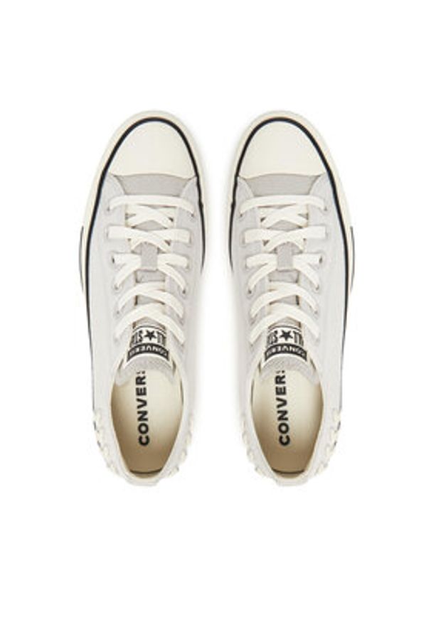 Converse Trampki Chuck Taylor All Star Crafted Laces A12579C Szary. Kolor: szary. Materiał: materiał