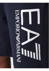 EA7 Emporio Armani Szorty sportowe 7M001414 AF22266 UB102 Granatowy Regular Fit. Kolor: niebieski. Materiał: bawełna. Styl: sportowy #5