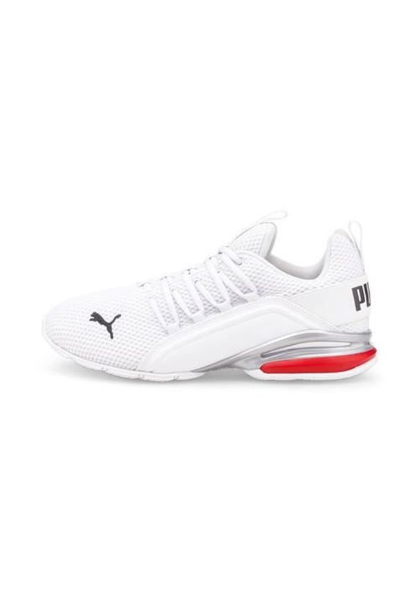 Buty do chodzenia męskie Puma Axelion Ls. Zapięcie: sznurówki. Kolor: biały, wielokolorowy. Materiał: materiał, syntetyk, tkanina. Szerokość cholewki: normalna. Sport: turystyka piesza