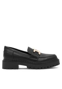 Jenny - JENNY Loafersy WS5618-11 Czarny. Kolor: czarny. Materiał: skóra