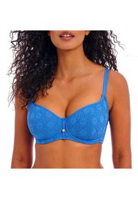 FREYA ACTIVE - Damski kostium kąpielowy z dekoltem w serduszko Freya Nomad Nights. Kolor: niebieski #1