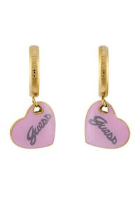 Guess Kolczyki JUBE05151JW Różowy. Materiał: metalowe. Kolor: różowy #4