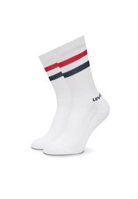 Levi's® Skarpety długie 37157-1097 Biały. Kolor: biały. Materiał: materiał, bawełna