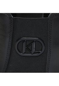 Karl Lagerfeld - KARL LAGERFELD Sztyblety KL25243 Czarny. Kolor: czarny. Materiał: skóra #6