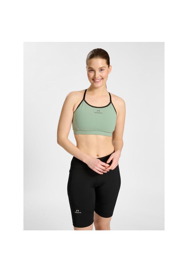 NewLine - Biustonosz dla kobiet Newline Augusta. Kolor: zielony. Sport: bieganie