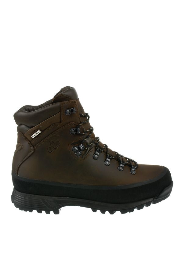 Buty trekkingowe męskie LOMER Pelmo Stx Wysokie Skóra Premium nubukowa. Kolor: brązowy. Materiał: nubuk, skóra