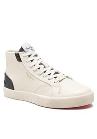 Pepe Jeans Sneakersy Kenton Vintage Boot PLS31408 Biały. Kolor: biały. Materiał: skóra #4