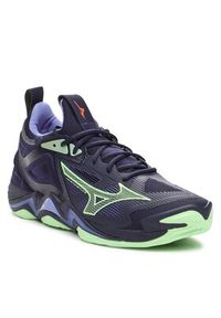 Mizuno Buty halowe Wave Momentum 3 V1GA2312 Niebieski. Kolor: niebieski. Materiał: mesh, materiał. Model: Mizuno Wave #4