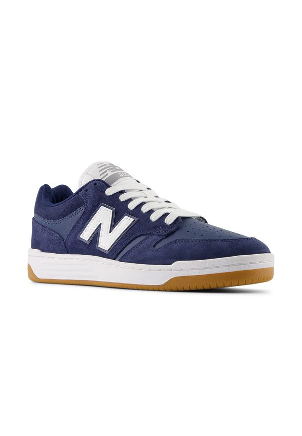 Buty unisex New Balance Numeric NM480PRO – granatowe. Kolor: niebieski. Materiał: syntetyk, guma, skóra, materiał, zamsz. Szerokość cholewki: normalna. Sport: bieganie