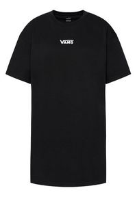 Vans Sukienka codzienna Center Vee Tee VN0A4RU2 Czarny Oversize. Okazja: na co dzień. Kolor: czarny. Materiał: bawełna. Typ sukienki: proste, oversize. Styl: casual #4