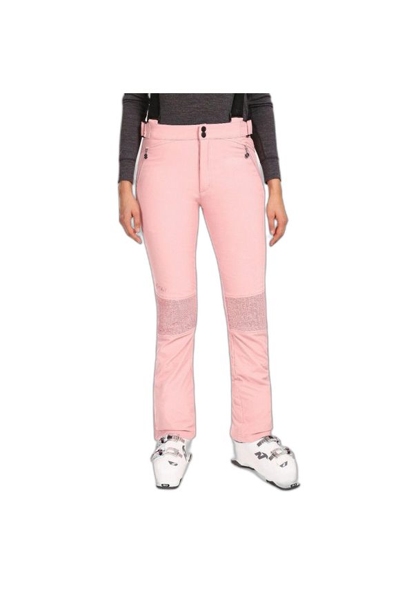 Spodnie narciarskie dla kobiet Kilpi Devine. Kolor: różowy. Sezon: zima. Sport: narciarstwo