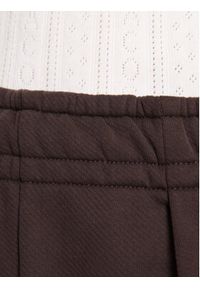 Lacoste Spodnie palazzo XF5248 Brązowy Wide Leg. Kolor: brązowy. Materiał: bawełna #5