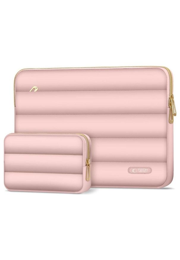 TECH-PROTECT - Wsuwka Tech-Protect Puffy 13''-14'' różowy. Kolor: różowy. Materiał: materiał. Styl: elegancki, casual