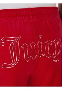 Juicy Couture Spodnie dresowe Tina JCWBJ225307 Czerwony Regular Fit. Kolor: czerwony. Materiał: syntetyk #4