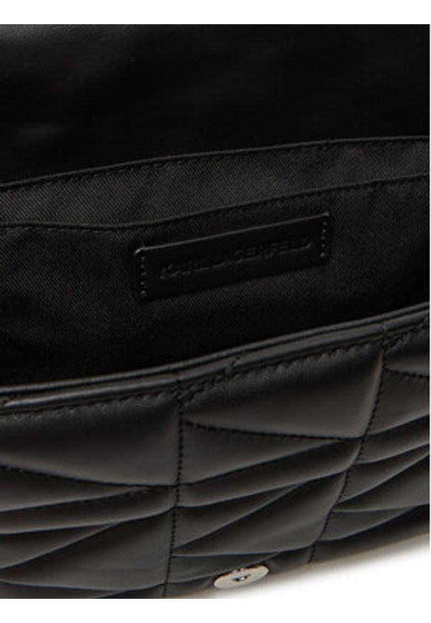 Karl Lagerfeld - KARL LAGERFELD Torebka A1W30437 Czarny. Kolor: czarny. Materiał: skórzane