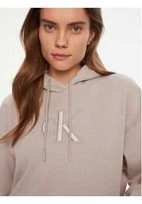 Calvin Klein Jeans Bluza J20J224718 Szary Relaxed Fit. Kolor: szary. Materiał: bawełna, syntetyk