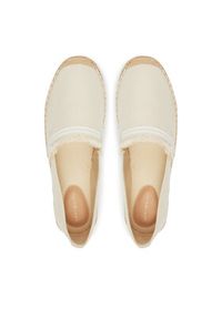 TOMMY HILFIGER - Tommy Hilfiger Espadryle Fringe Canvas Closed Espadrille FW0FW08881 Beżowy. Kolor: beżowy. Materiał: materiał