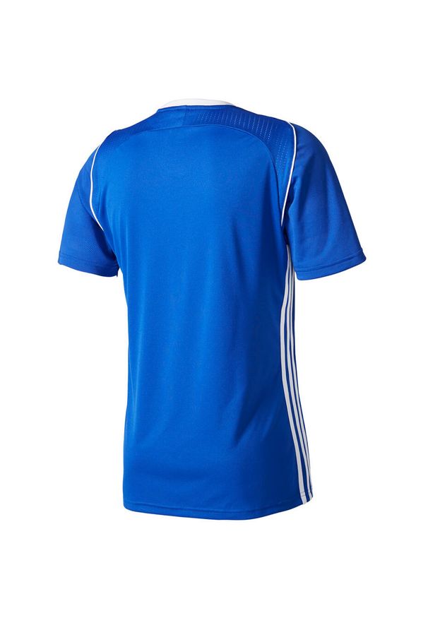 Adidas - Koszulka piłkarska męska adidas Tiro 17 Jersey. Kolor: biały, wielokolorowy, niebieski. Materiał: jersey. Sport: piłka nożna