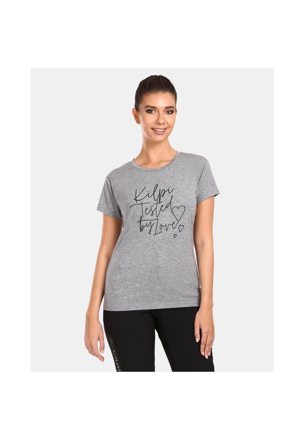 T-shirt damski Kilpi MOARE-W. Kolor: szary. Sport: turystyka piesza