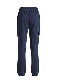 Jack&Jones Junior Spodnie dresowe 12237198 Granatowy Relaxed Fit. Kolor: niebieski. Materiał: syntetyk #2