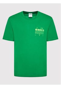 Diadora T-Shirt Unisex Manifesto 502.178208 Zielony Loose Fit. Kolor: zielony. Materiał: bawełna #11