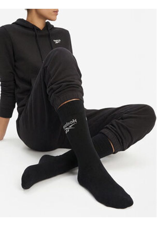 Reebok Skarpety długie R0367-SS24 (3-pack) Czarny. Kolor: czarny. Materiał: materiał