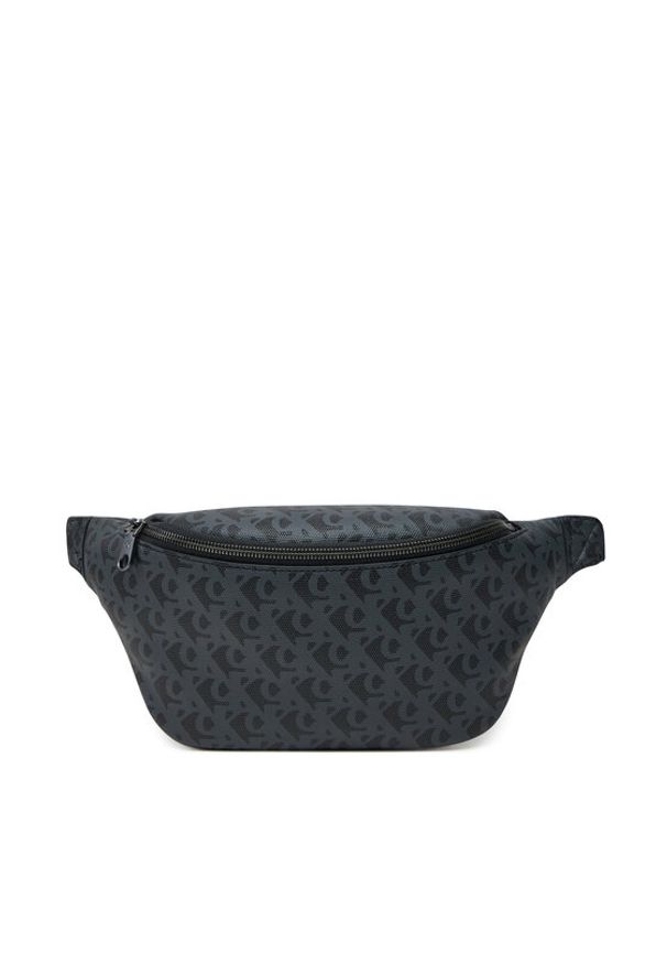 Calvin Klein Jeans Nerka Matte Aop Sq Waistbag 38 LV04G3113G Czarny. Kolor: czarny. Materiał: skóra