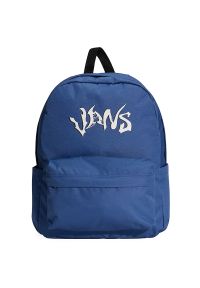 Plecak Vans Old Skool VN000H4W5TU1 - granatowy. Kolor: niebieski. Materiał: poliester, materiał. Styl: casual #1