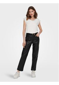 only - ONLY Bluzka Jasmina 15252241 Biały Regular Fit. Kolor: biały. Materiał: wiskoza #5